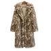 Men's Clothing Men's Personalized Fashion Fur Coat New Style Lynx Leopard Print Fox Fur Long Coat Casual Winter Warm Windbreaker_viptrois.com