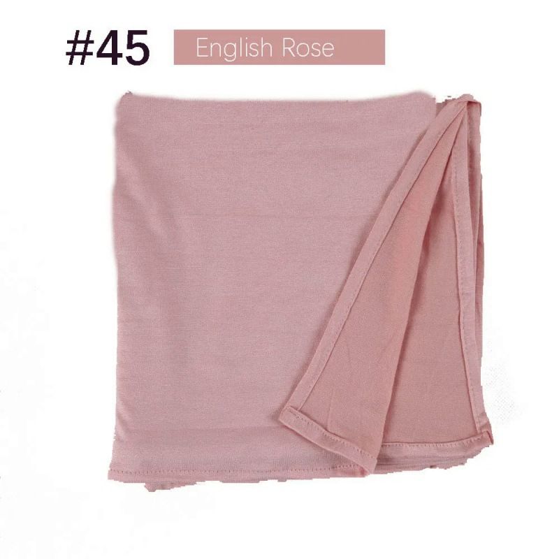Muslim Headscarf Muslim Scarf 170cm*60cm Women's Sweatcloth Shawl Modal Shawl Ethnic Mercerized Cotton Thermal Scarf Headscarf_viptrois.com