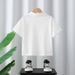Mother & Kids Children's 2025 Summer New POLO Shirt Embroidered Outdoor Theme Boy Baby Short Sleeved T Shirt Thin Breathable And Comfortable_viptrois.com
