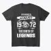 Legend Born In August 25th 1972 Premium T-Shirt Mens Womens Tees Top Made In The USA Size S To 5XL_viptrois.com