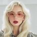 New Fashion Metal Frame Oval Small Frame Anti Ultraviolet Sunglasses For Men And Women Concave Shape Photo Sunglasses_viptrois.com