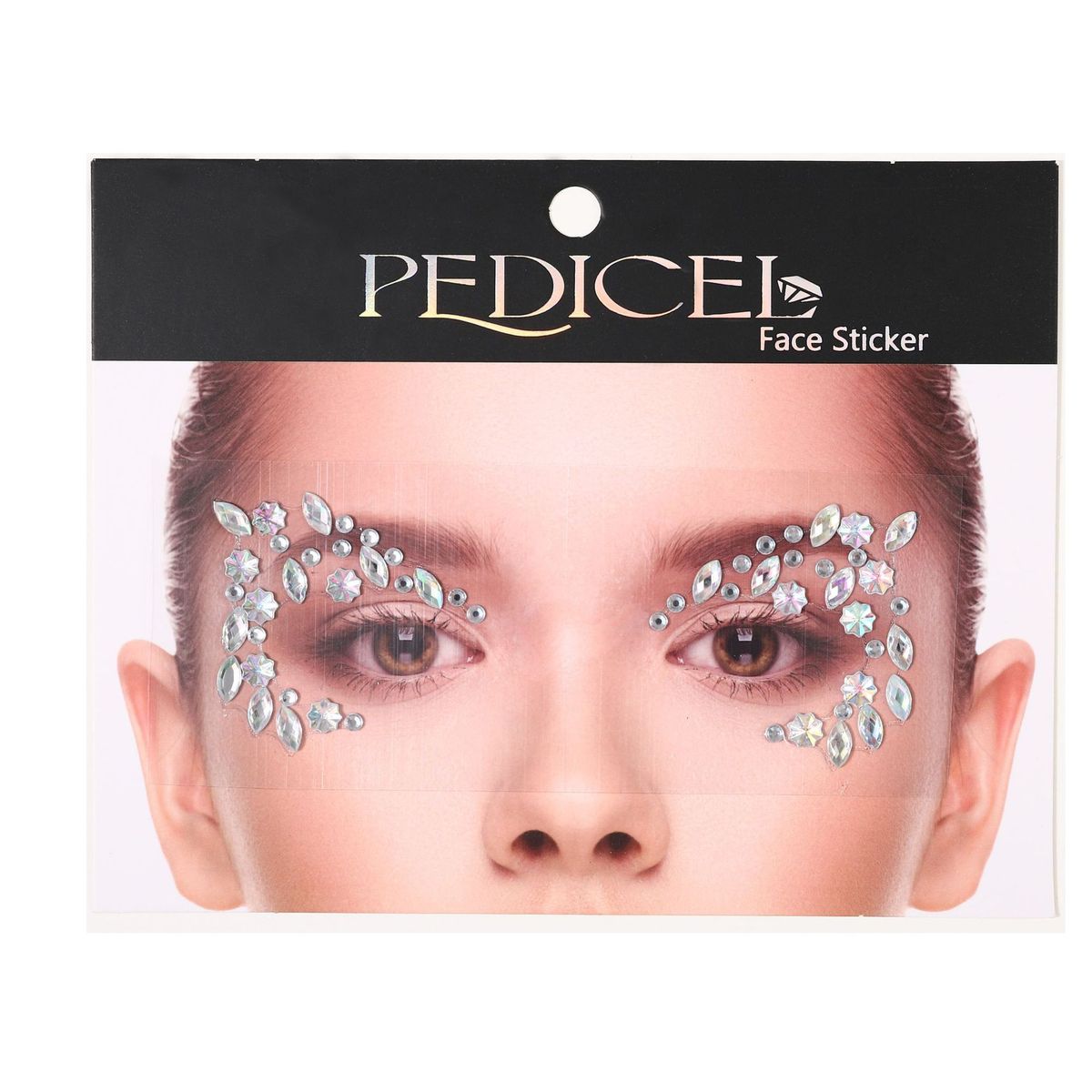 Halloween Edm Electronic Music Festival Face Stickers Eyebrow Stickers Diamond Resin Diamond Carnival Diamond Stickers Masquerade Face Decoration_viptrois.com