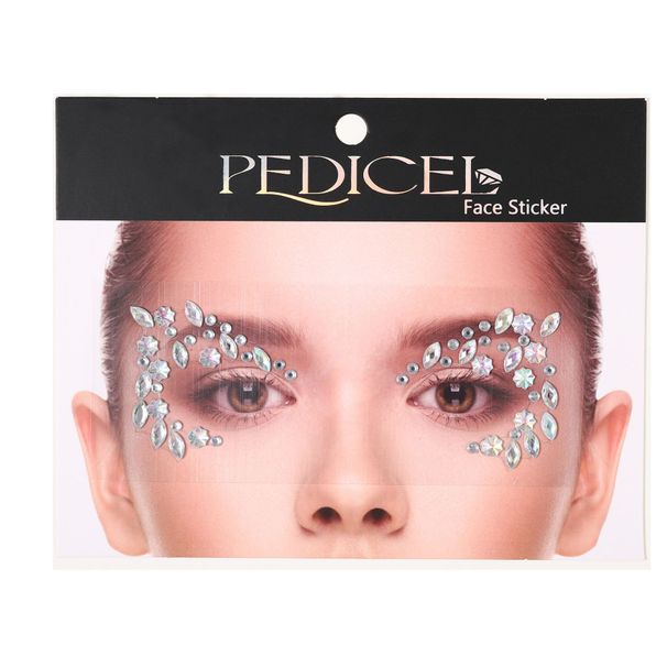 Halloween Edm Electronic Music Festival Face Stickers Eyebrow Stickers Diamond Resin Diamond Carnival Diamond Stickers Masquerade Face Decoration_viptrois.com
