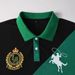 Men's Breathable Polo Shirts - Casual Business Short Sleeve Shirt With Relaxed Fit | Moisture-Wicking Golf & Office Wear (S-2XL, Emerald Green)_viptrois.com