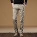 Men's Relaxed Fit Straight-Leg Pants – Classic Cotton Chinos With Wrinkle-Resistant Finish (Charcoal/Khaki/Navy/Black)_viptrois.com