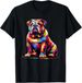 T-shirtfunny Dog 2026 Colorful English Bulldog T-shirt Gift Unise_viptrois.com