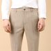 Men's Summer Slim Fit Dress Pants, Breathable & Wrinkle-Resistant, Straight Cut Casual Office Trousers (Black/Gray/Khaki)_viptrois.com