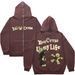Hoodie Sweatshirt Gothic High Street Full Zipper Oversized Unisex Streetwear Y2 Jacket_viptrois.com