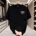 Bear Graphic Cotton T-Shirt for Men And Teens Casual Short Sleeve Oversized Streetwear Tee Comfortable Fit Top_viptrois.com