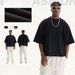 High-quality 300G Heavyweight Pure Cotton T-shirt, European American Trendy Brand, Boxy Fit, Short And Wide Cut,_viptrois.com