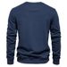 Autumn New European Long Sleeved Trend Men's Loose Solid Color Round Neck Casual Hoodie_viptrois.com