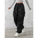 Women's Cargo Pants – Summer Casual Wide Leg Workwear Trousers With Drawstring (Black/Brown/Army Green, S-5XL)_viptrois.com