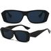 Men's Sunglasses Candy Colored Small Frame Sunglasses Trendy Cross Border 3 Types Of Sunshade Polygonal Square Sunglasses For Men And Women New_viptrois.com