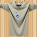 Thick Long Sleeve Men Spring Autumn New Round Neck Base Shirt Jacket T-Shirt Pure Cotton Men's Clothing Plus Size For_viptrois.com