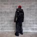 Men's Clothing Dark Hoodie Unisex Hoodie Gothic Couple Style Harajuku Zipper Sweater Loose Cardigan Sweater_viptrois.com