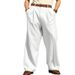 Men's Cross Border Wide Leg Pants Casual Front Pocket Straight Everyday Street Suit Pants_viptrois.com