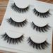 Gwong 3 Pair Natural Looking Thick Cross False Eyelashes Makeup Beauty Eye Lashes_viptrois.com