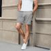 Men's Clothing Men's Casual Shorts Waffle Knit Lace Up Five Point Small Checkered Style Summer For Formal & Casual For Men_viptrois.com