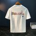 Men's Lightweight Embroidered Cotton T-Shirt Summer Short Sleeve Breathable Casual Top Relaxed Fit for Daily Wear_viptrois.com
