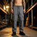 Men's Lightweight Cargo Pants Relaxed Fit Straight Leg Drawstring Joggers For Casual Streetwear Breathable & Lightweight Fabric_viptrois.com