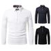 Unbeatable Quality 2024 Autumn And Winter New Men's Casual Floral Paisley Color Matching Lapel Long Sleeved Polo Shirt Men_viptrois.com