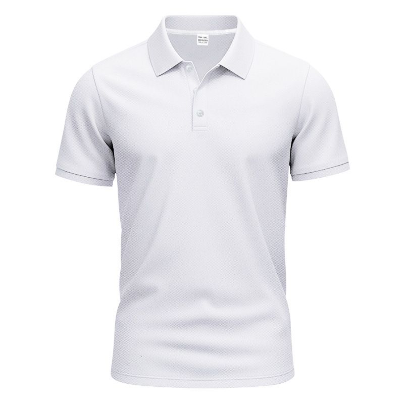 Men's Quick-Dry Polo Shirt Slim Fit Breathable Short Sleeve Golf Shirt Casual Comfortable For Summer_viptrois.com