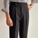 Men's Clothing Light Apricot Straight Naples High Waist Trousers Summer High Quality High Value Waffle Check Double Pleat Casual Trousers Men_viptrois.com
