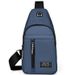USB Charging Crossbody Bag For Men - Lightweight Anti-Theft Chest Shoulder Bag With Multiple Pockets, Water-Resistant Oxford Fabric, Adjustable Strap_viptrois.com