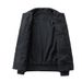 Men's Aviator Bomber Jacket – Oversized Fit Lightweight Windbreaker (L-9XL, Cleanfit Style, Breathable Polyester, Beige/Black)_viptrois.com