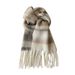 Premium Atmosphere Scarf Women's Winter 2025 New Versatile Thickened Mohai Plush Scarf_viptrois.com