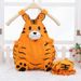 Infant And Children's Romper, Baby Jumpsuit, Cute Watermelon Shaped Clothes, Tiger Persimmon Romper, Trendy And Cute Overalls Shorts_viptrois.com