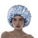 Double Layer Satin Nightcap - Lace-Trimmed Comfort Cap For Chemotherapy, Nursing & Hair Care_viptrois.com