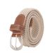 Woven elastic seamless invisible hole-free punch-free men's and women's all-match elastic canvas jeans belt lazy belt_viptrois.com