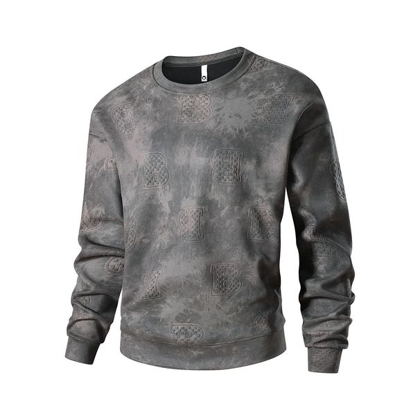 Men's Heavyweight Suede Fleece Hoodie – Camo Print & Relaxed Fit (M-XXXXL)_viptrois.com
