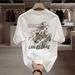 Fashionable And Rendy Brand Ligh Luxury Men's Shor T-shirt, Summer New Prin, High-end Round Neck Half Sleeved_viptrois.com