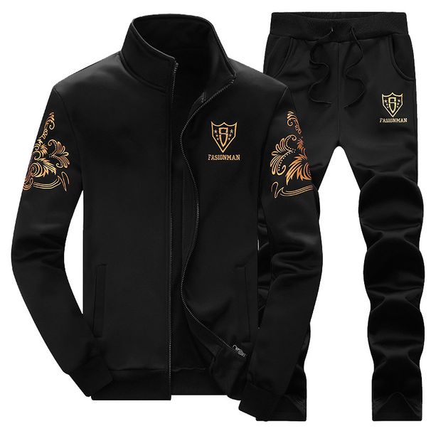 Men's Clothing Outdoor Sports Suit Men's Fashion Slim-fit Baseball Suit Casual _viptrois.com