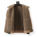 "Men's Reversible Motorcycle Jacket – Winter Velvet & Fur Lined, Dual-Side Fashion Outerwear For Cold Weather"_viptrois.com