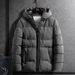 New Cotton For Men, Thickened Coat, Trendy Brand, Autumn And Winter Hooded Short Workwear Puffer Jacket_viptrois.com