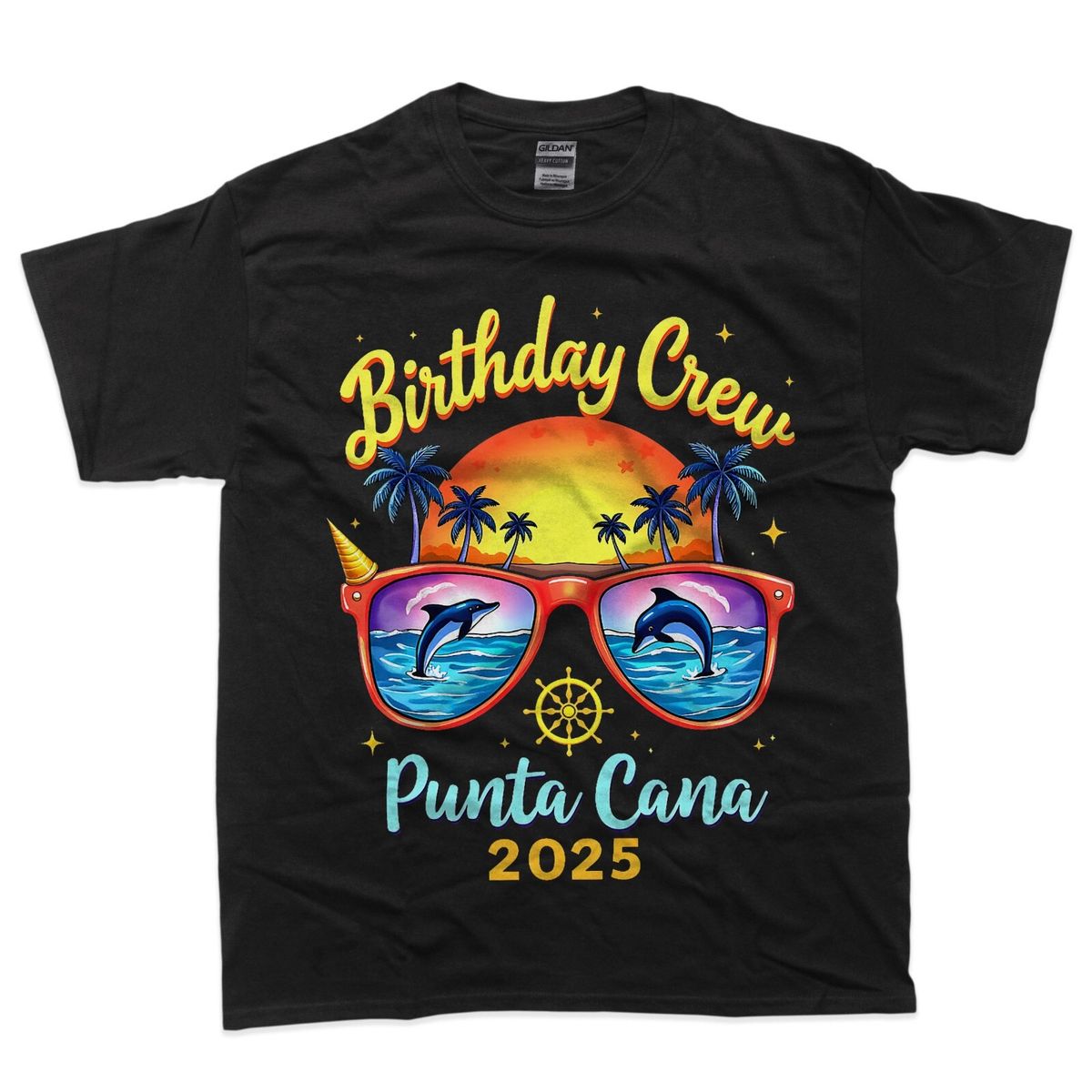 Matching Group 2025 Punta Cana Birthday Trip Vacation 2025 T-Shirt Mens Womens Tees Top_viptrois.com