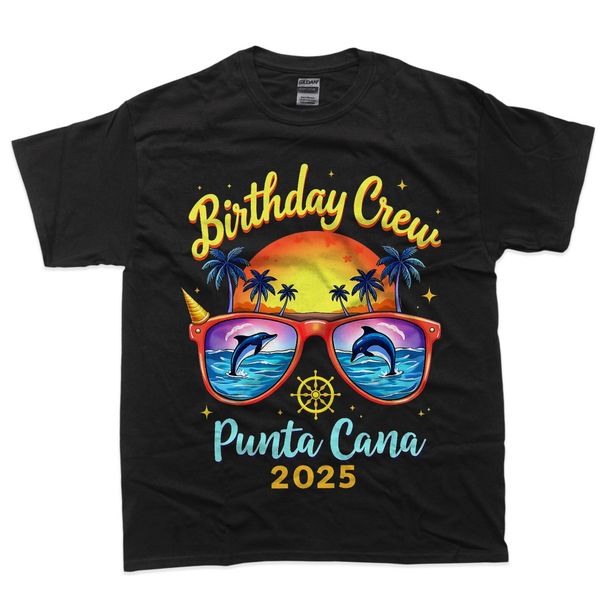 Matching Group 2025 Punta Cana Birthday Trip Vacation 2025 T-Shirt Mens Womens Tees Top_viptrois.com