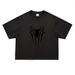 Spider Fitness Square Short Sleeve Men's Bottom Shirt Sweat Absorbing Loose Large Size Bottom Shirt Casual Boxy Fit Foreign Trade_viptrois.com