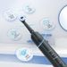 Mornwell T37 Toothbrush Rotation Clean Adult Teeth Electric Tooth Brush With 4 Extra Replacement Heads_viptrois.com