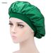 New Silk Sleeping Cap Satin Elastic Narrow Brim Shower Cap Round Cap Home Hair Care Cap_viptrois.com
