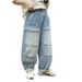 Boys Workwear Jeans Picture Color Princess Trousers New Children's Miscellaneous European And American Jeans_viptrois.com