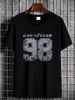 Official Goodyear Mens 98 T-shirt Grey S - XXL Summer Top For Everyday Wear Breathable Casual Slightly Designer Clothes Versatile Streetwear Homme_viptrois.com