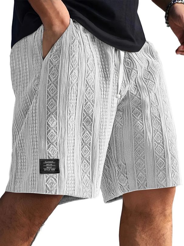 K Multi Pocket Straight Tube Wide Lace Up Sports And Casual Five Point Shorts For Men, Versatile_viptrois.com