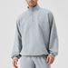 Men's Autumn And Winter Sports Sweater Loose Stand-up Collar Running Long Sleeve Half Zipper Casual Training Fitness Wear 41521_viptrois.com