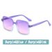 Kids'sunglasses Personalized square frame children's sunglasses Color frame splicing UV protection baby sunglasses Children's sunglasses_viptrois.com