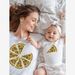 Parent Child Outfit Pizza Summer Mother Daughter Outfit T Shirt Family Of Three Or Four Father Son Outfit Short Sleeved T Shirt_viptrois.com