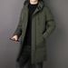 Men's Heavyweight Winter Coat - Insulated Polyester Long Parka With Hood For Big & Tall (Gray, Green, Black)_viptrois.com